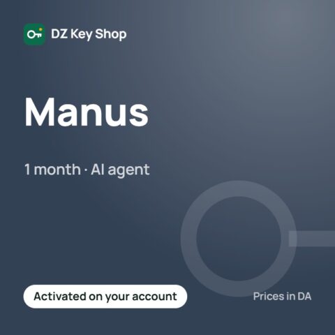 Manus Basic – 1 month (AI agent)
