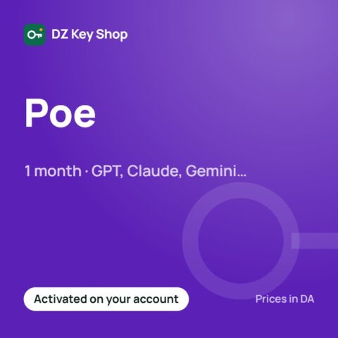 Poe – 1-month subscription (all models)