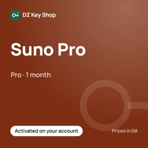 Suno Pro – 1 month (AI music)