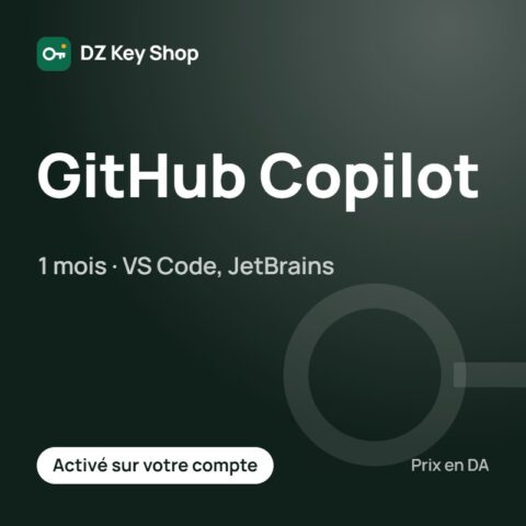 GitHub Copilot Pro – 1 mois