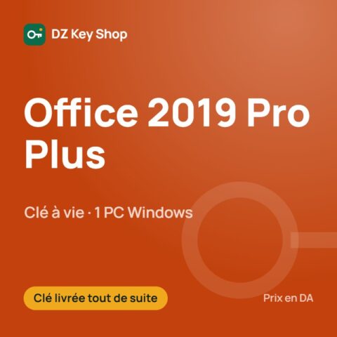 Office 2019 Professionnel Plus – clé à vie (1 PC)