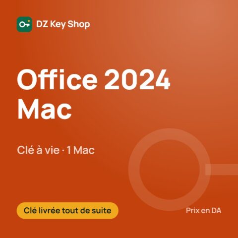 Office 2024 Famille et Entreprise pour Mac – clé à vie