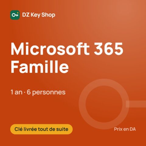 Microsoft 365 Famille – 1 an, 6 personnes