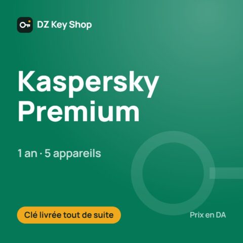 Kaspersky Premium – 1 an, 5 appareils