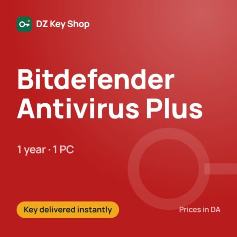 Bitdefender Antivirus Plus – 1 year, 1 PC