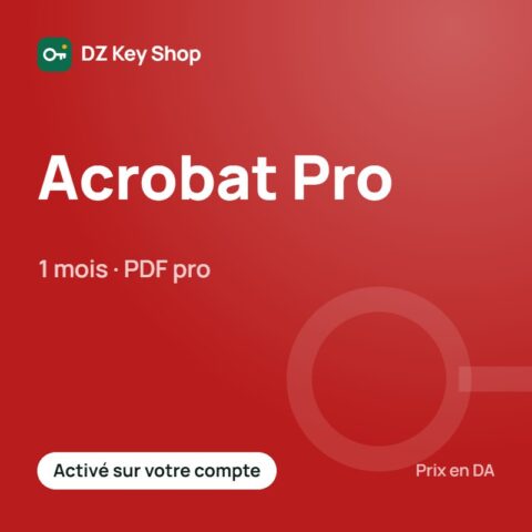 Adobe Acrobat Pro – 1 mois