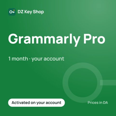 Grammarly Pro – 1 month