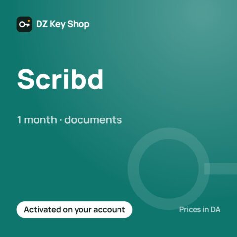 Scribd (Everand) – 1 month