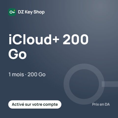 iCloud+ 200 Go – 1 mois