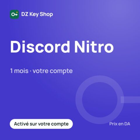 Discord Nitro – 1 mois