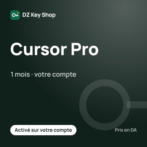 Cursor Pro – 1 mois (pour développeurs)