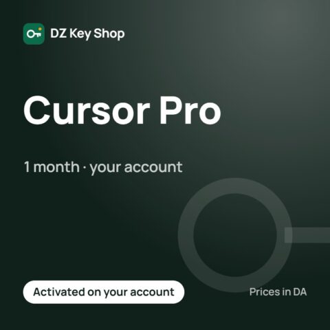 Cursor Pro – 1 month (AI code editor)